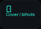 Cover / blinds card, 1 columns by 1 rows