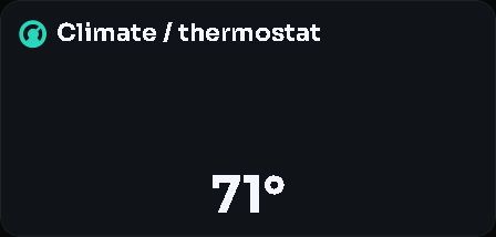 Climate card