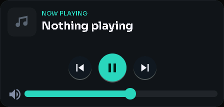 Spotify now-playing card