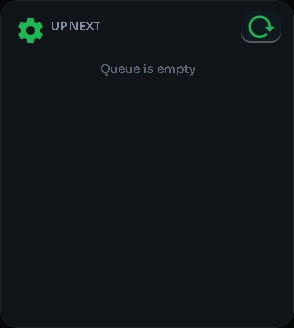 Spotify queue card, 2 columns by 3 rows