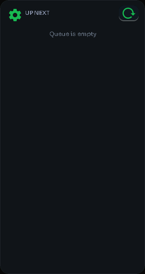 Spotify queue card, 2 columns by 5 rows
