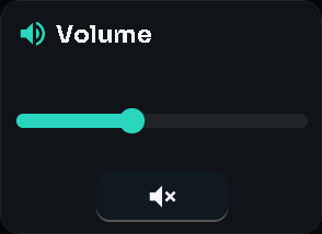 Volume card, 2 columns by 2 rows