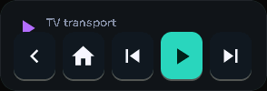 TV transport card, 2 columns by 1 rows