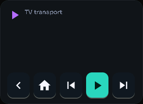 TV transport card, 2 columns by 2 rows