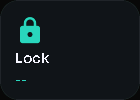 Lock card, 1 columns by 1 rows
