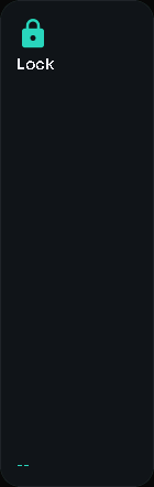 Lock card, 1 columns by 4 rows