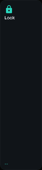 Lock card, 1 columns by 5 rows