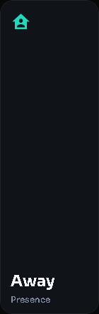 Presence card, 1 columns by 4 rows