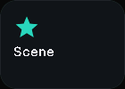 Scene card, 1 columns by 1 rows
