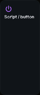 Script / button card, 1 columns by 3 rows